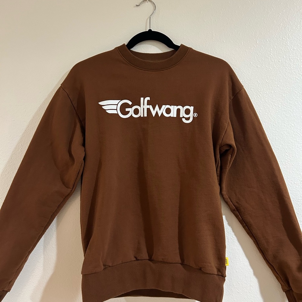 Golfwang Brown Crew Neck Sweatshirt Golf Wang